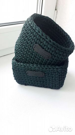 Корзинки ручной работы интерьерные