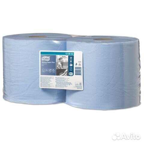 Бумага протирочная tork (W1, W2) Advanced 2-слойна