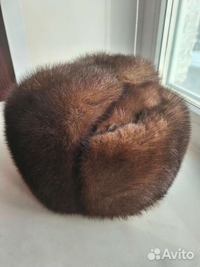 Норковая шапка мужская