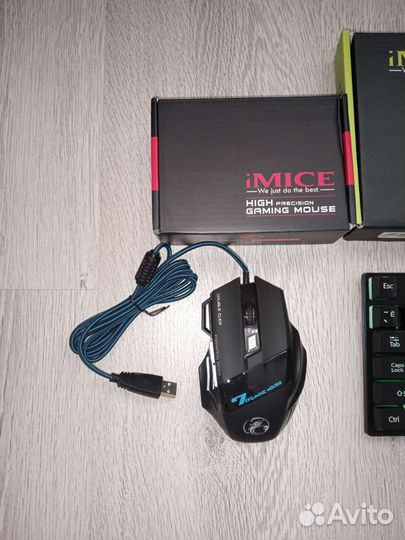 Игровая клавиатура и мышь (RGB)