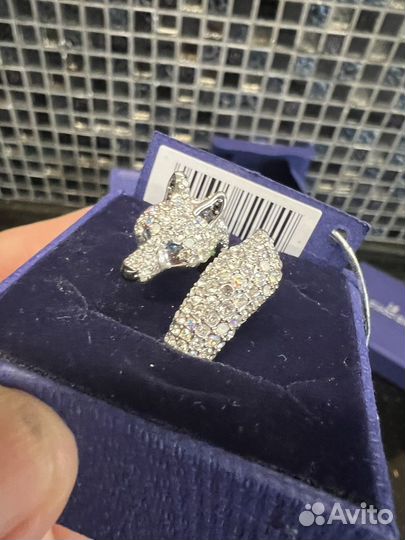 Swarovski серьги и кольцо