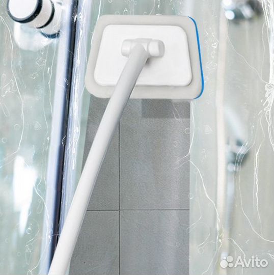 Губка с длинной ручкой для мытья ванной, кухни