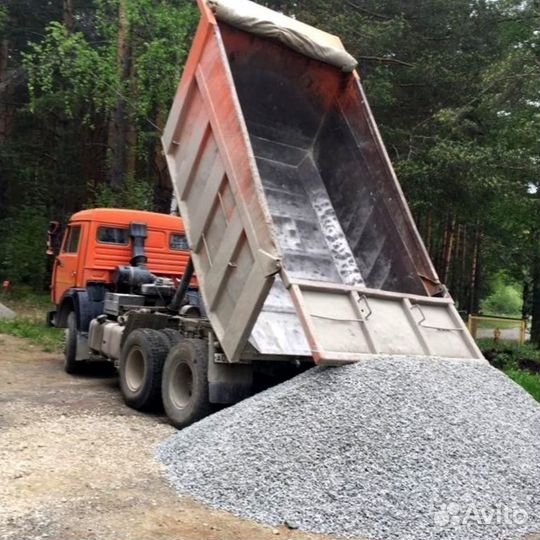 Щебень гравийный