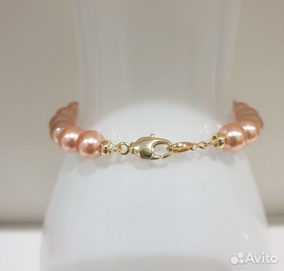 Swarovski браслет жемчуг