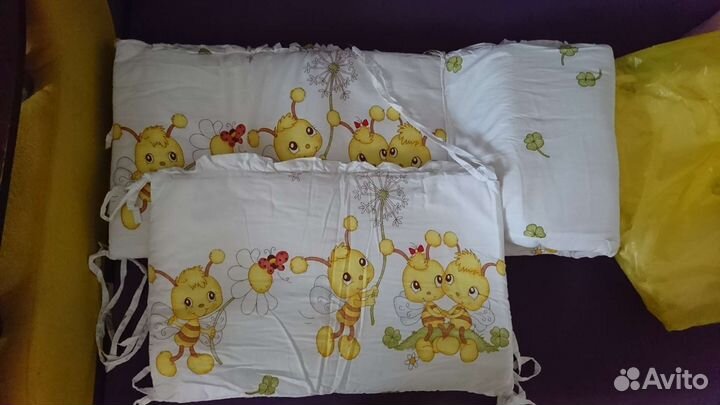 Бортики на кроватку