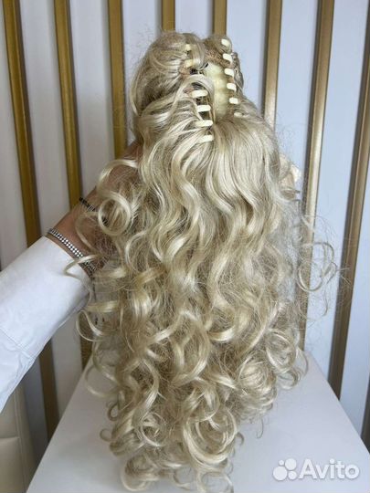 Волосы на заколках от производителя