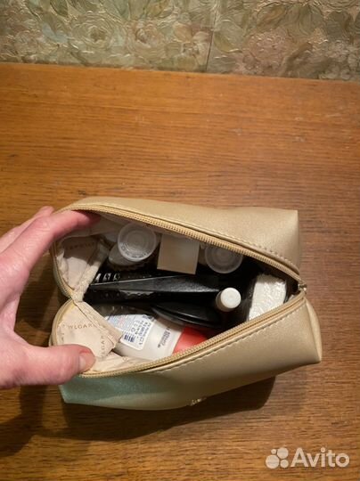 Косметичка bvlgari+полный дорожный набор