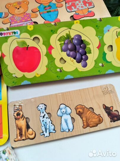 Развивающие игры новые, пазлы, игрушки пакетом
