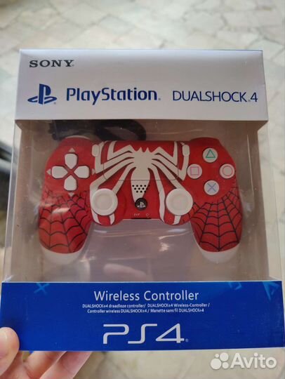 Джойстики на PS4 цветные принт разные