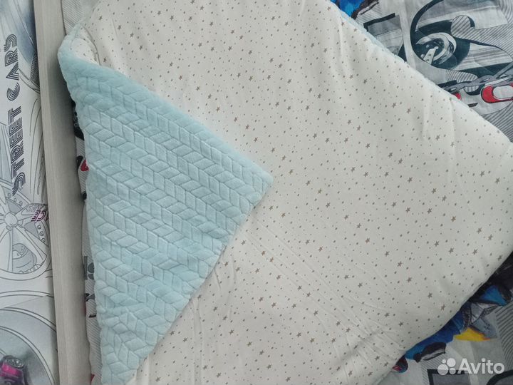 Зимнее одеяло на выписку для мальчика