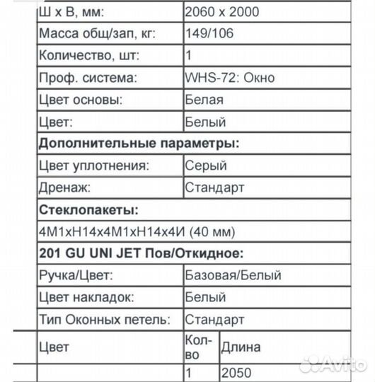 Окно пвх