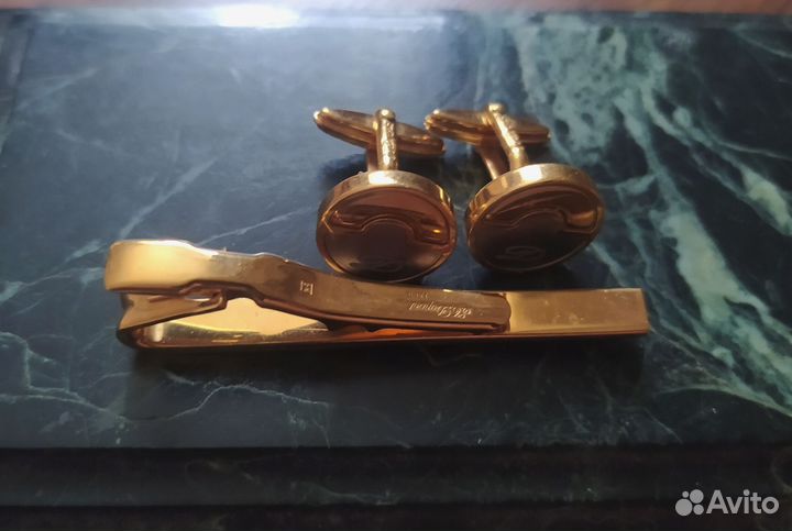 Запонки и зажим Dupont