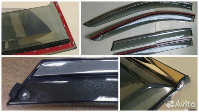 Дефлекторы-окон Нерж-молдинг KIA Sorento -4-покол