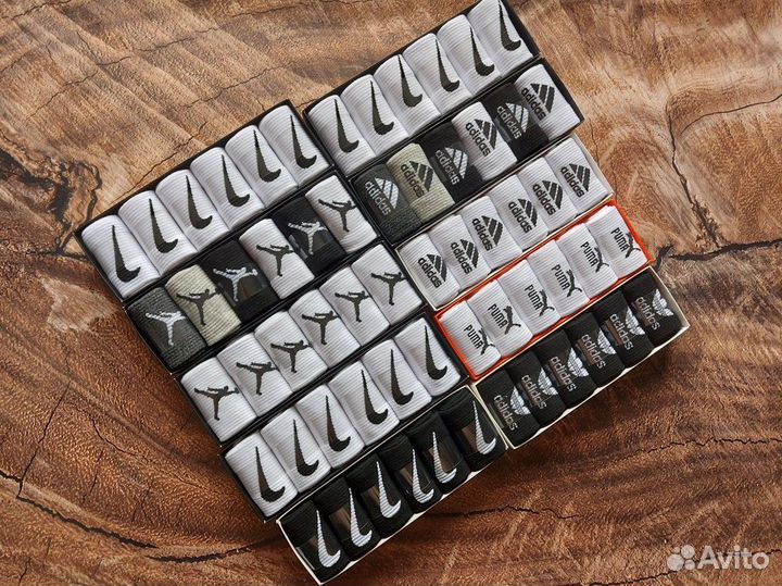 Носки Nike Fila Puma Reebok