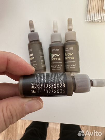 Хна для бровей brow henna