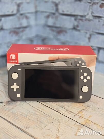 Nintendo switch lite серый прошитый 32gb+64gb