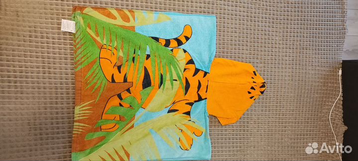 Полотенце пончо детское