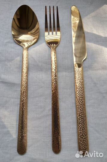 Столовые приборы hm, и кружка с надписью