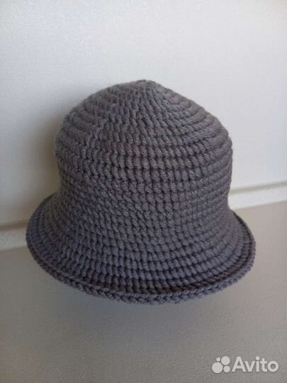 Шляпа женская серая