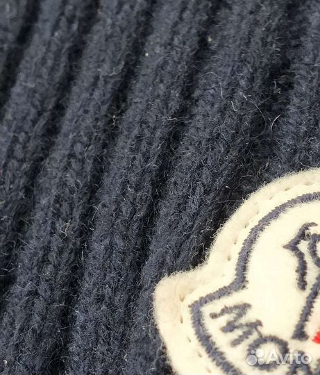 Вязаный шерстяной шарф Moncler