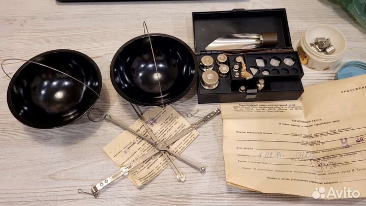 Весы аптекарские 1990г