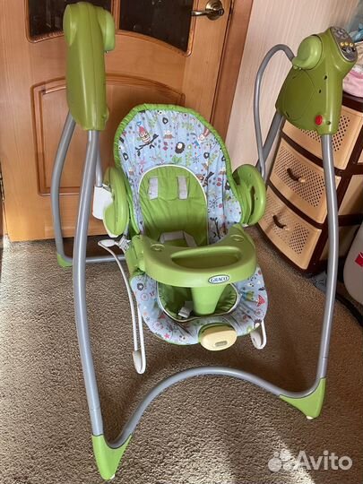 Детские электронные качели graco