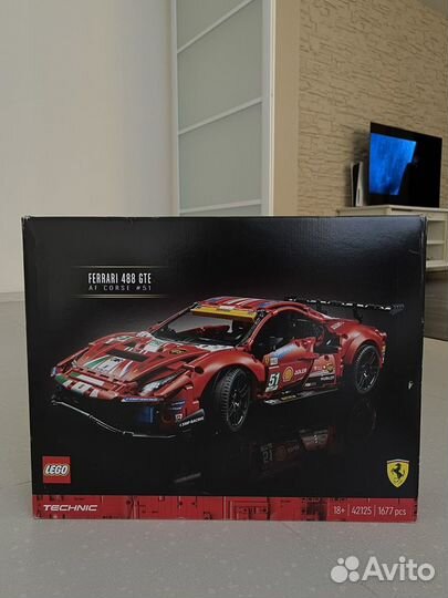 Lego technic новый ferrari 488 GTE