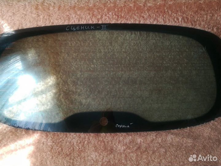 Стекло заднее на renault grand scenic 2