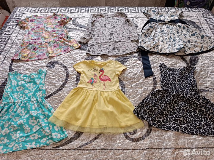 Вещи пакетом на девочку от 98 до 116