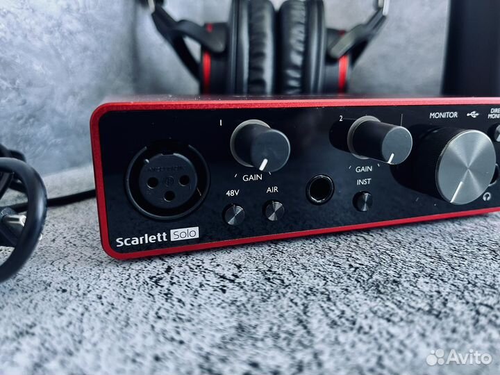 Focusrite Scarlett Solo 3rd gen Studio