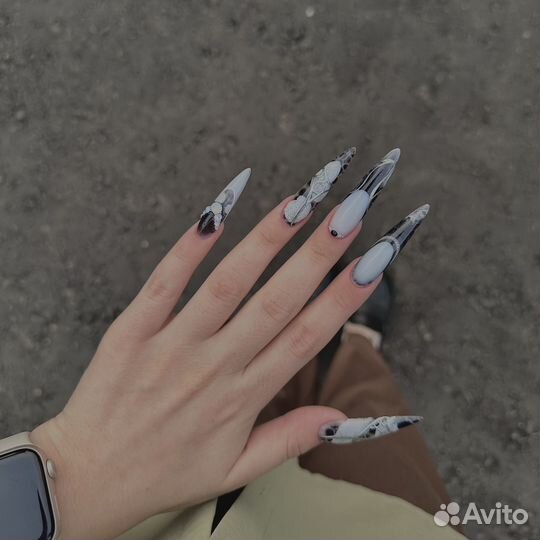 Модель на выкладной френч