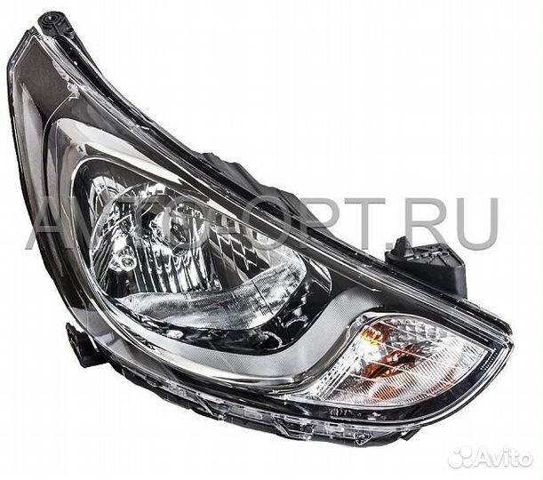 Фара Hyndai Solaris 2011- правая