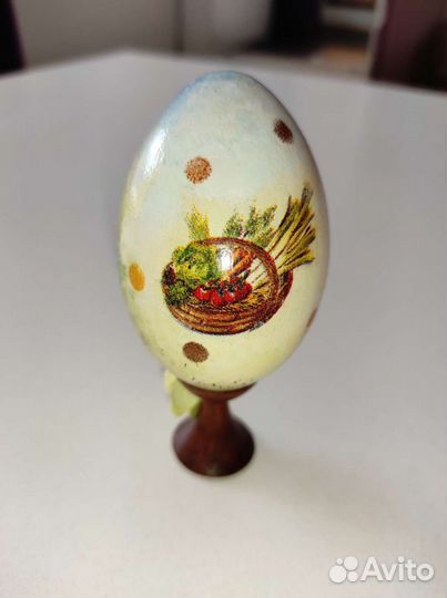 Яйцо деревянное сувенирное