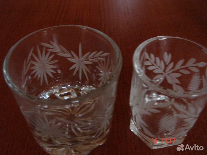 Хрустальные рюмки СССР