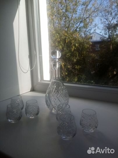 Графин хрустальный СССР 2 шт