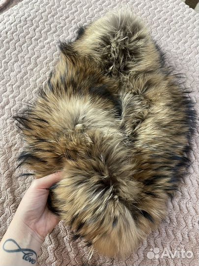 Меховой воротник песец
