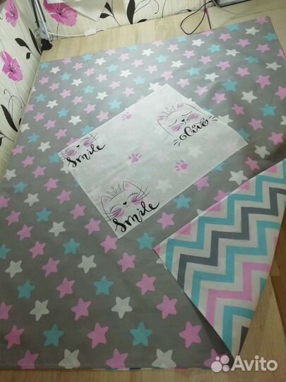 Новые бортики в кроватку