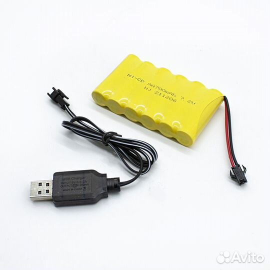 Аккумулятор 7,2 700 для игрушек + зу