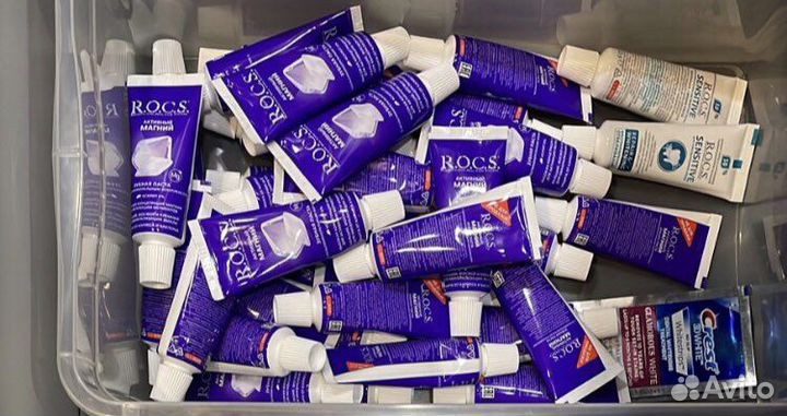 Зубные пасты Рокс