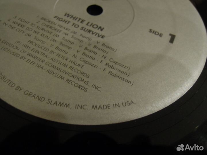 LP White Lion - Fight To Survive USA