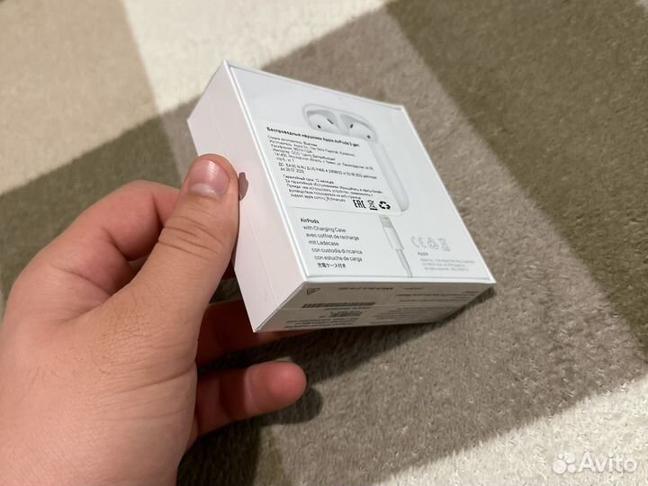 Беспроводные наушники apple airpods 2