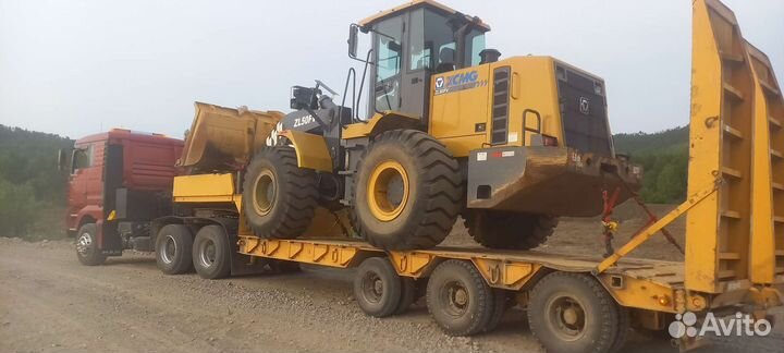 Услуги низкорамного трала 50 тонн негабарит тяжел