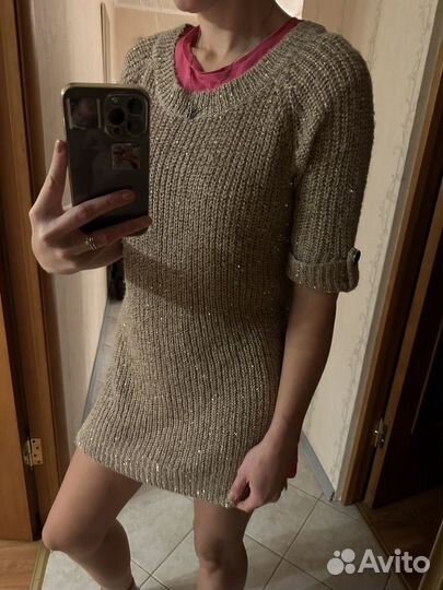 Джемпер удлиненный женский