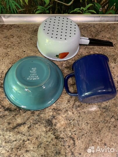 Эмалированная посуда СССР