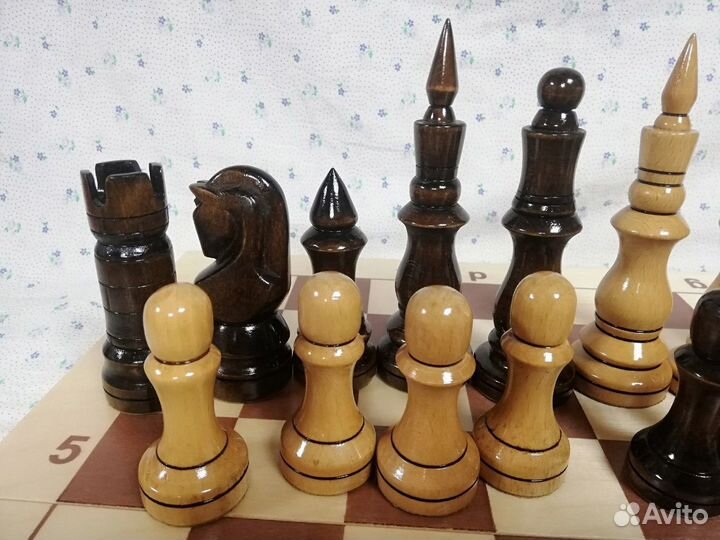 Шахматы большие фигуры ручной работы