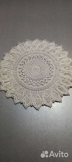 Коврик вязаный