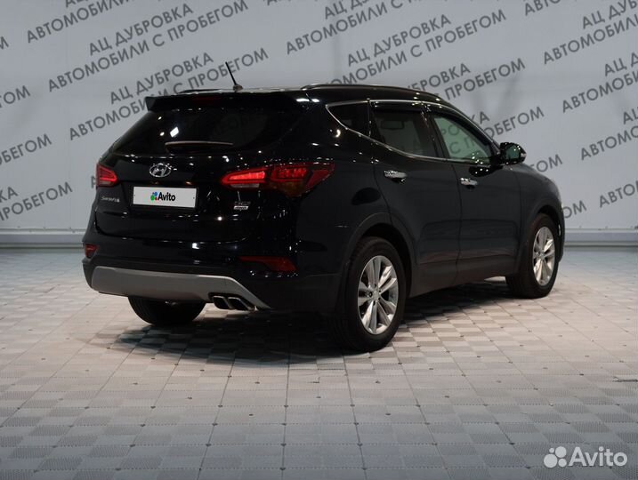 Hyundai Santa Fe 2.2 AT, 2016, 119 399 км