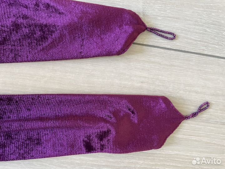 Ретро митенки вечерние и кожаная перчатка