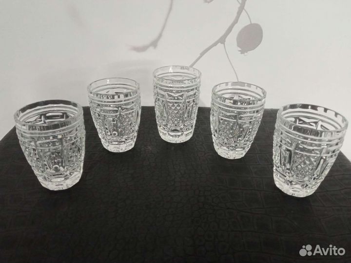 Рюмки стопки хрустальные. Ретро. Хрусталь СССР