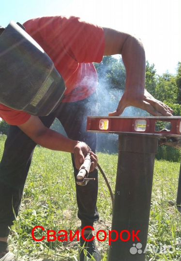 Винтовые сваи под ключ